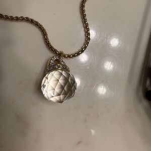 Elegant Gold and Silver Pendant Necklace